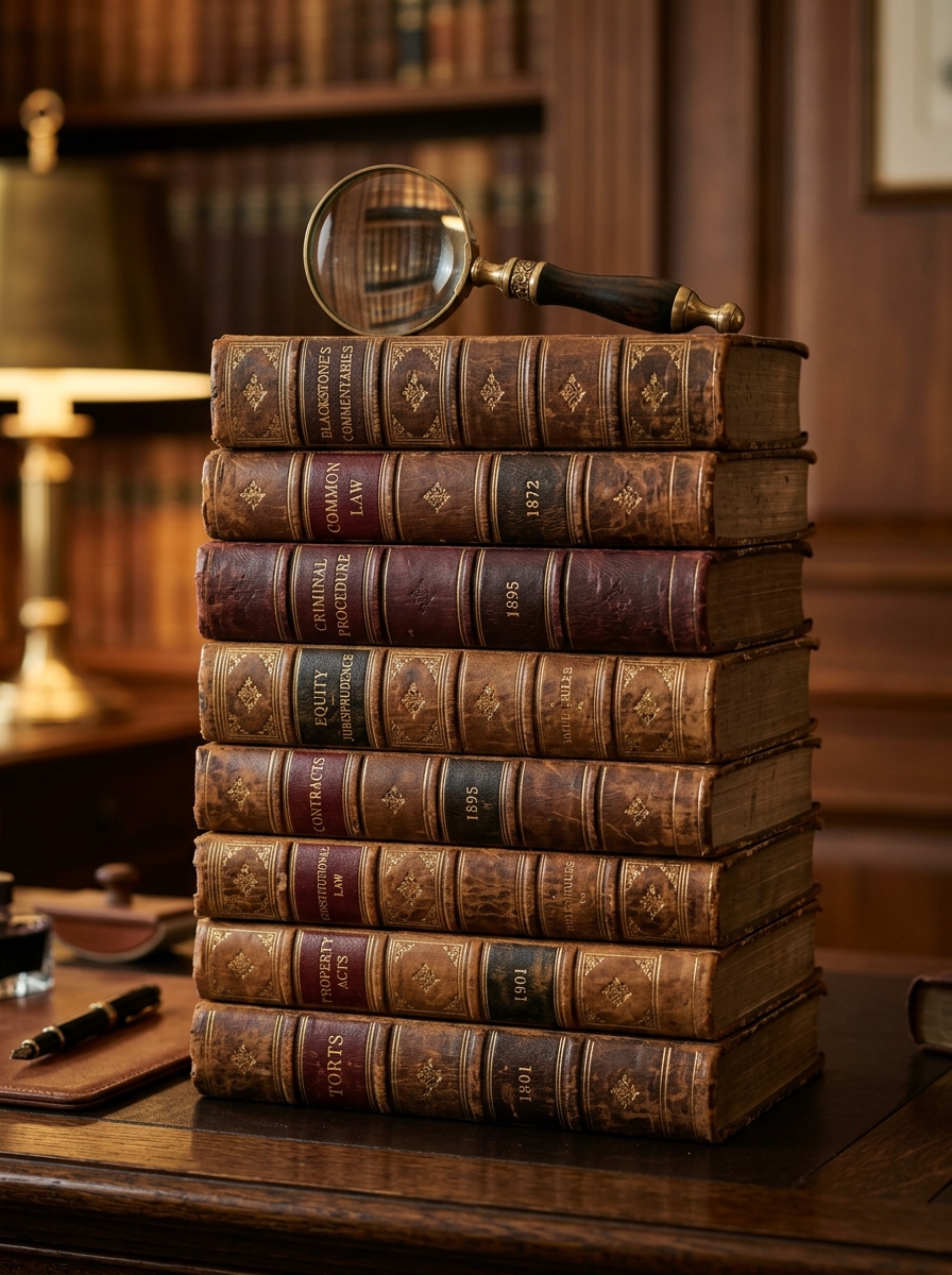 Stacked Law Books